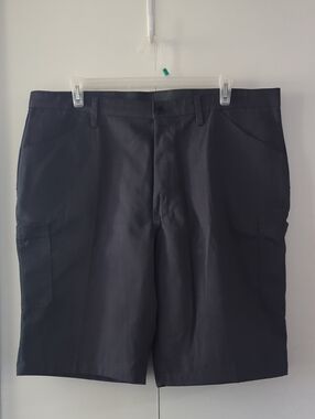 Work-Issued Grey Cargo Shorts